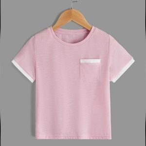 Shein kids 4t everyday pocket patched tee shirt